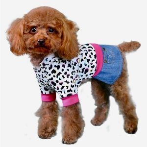 NWT-Pooch Outfitters Sadie Denim Dress for dogs. Size Medium *See sizing info*